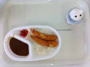 海老フライカレー